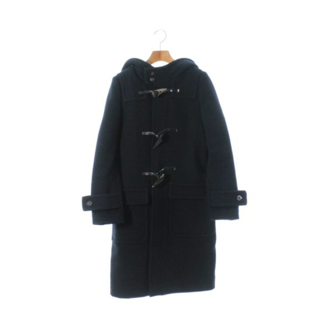 HYKE ハイク ダッフルコート 1(S位) 紺 - ダッフルコート