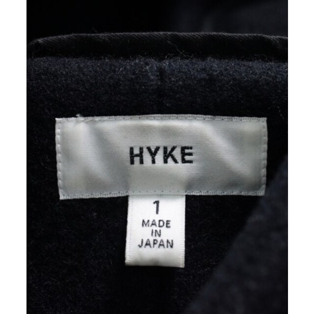 HYKE(ハイク)のHYKE ハイク ダッフルコート 1(S位) 紺 【古着】【中古】 レディースのジャケット/アウター(ダッフルコート)の商品写真