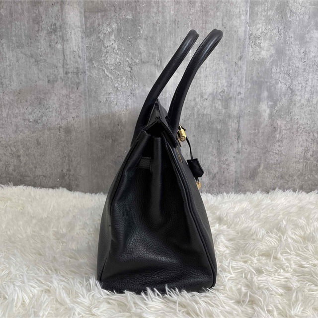限定価格☆幻のバーキン型☆ カーフレザーバッグ|南京錠|カデナ