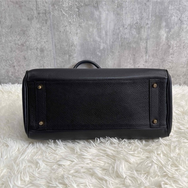 限定価格☆幻のバーキン型☆ カーフレザーバッグ|南京錠|カデナ