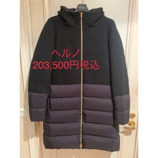 パンダ様専用 新品 ヘルノ 切り替え ダウン 42 herno ハンガー付き-