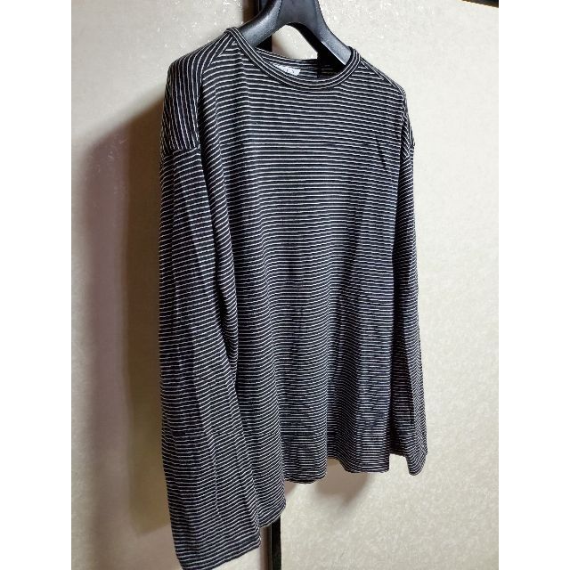 UNUSED  Border L/S Tee  ロンTボーダー カシミアコットン 1