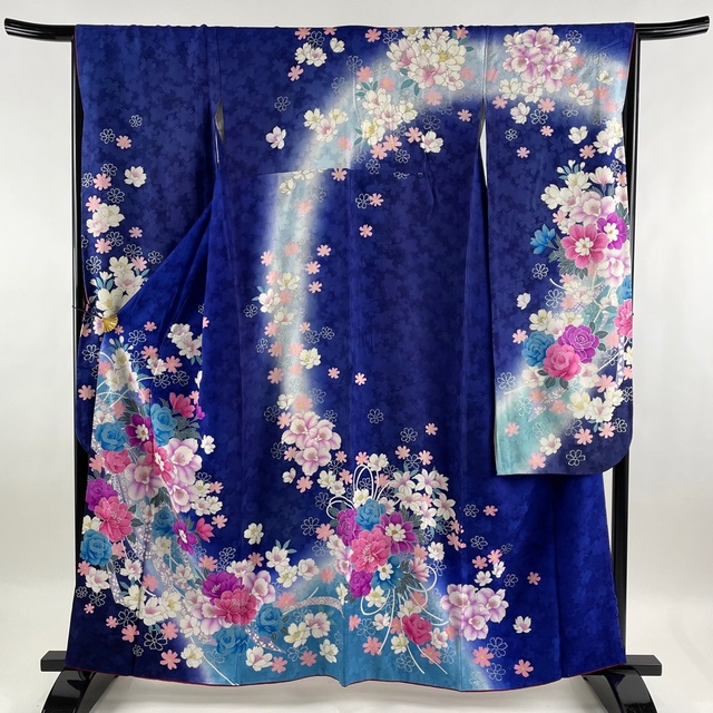 バイセル着物振袖 美品 名品 身丈162cm 裄丈65cm 正絹