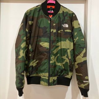 ザノースフェイス(THE NORTH FACE)のノースフェイス MA-1ブルゾン 中綿ジャケット 極暖 防風 美品(ブルゾン)