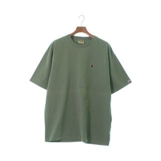 アベイシングエイプ(A BATHING APE)のA BATHING APE Tシャツ・カットソー XL カーキ 【古着】【中古】(Tシャツ/カットソー(半袖/袖なし))