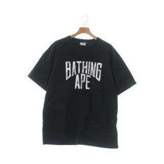 アベイシングエイプ(A BATHING APE)のA BATHING APE アベイシングエイプ Tシャツ・カットソー 2XL 黒 【古着】【中古】(Tシャツ/カットソー(半袖/袖なし))