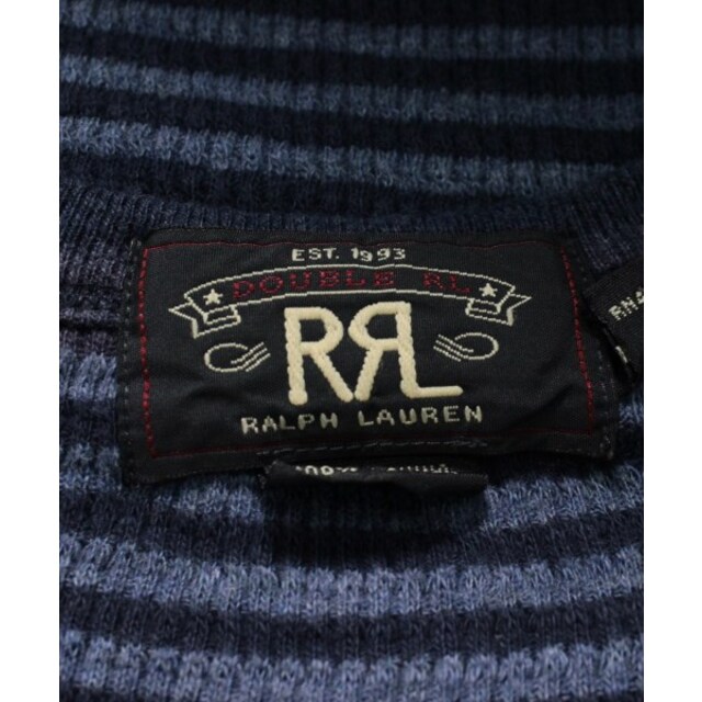 RRL(ダブルアールエル)のRRL ダブルアールエル Tシャツ・カットソー S 紺系(ボーダー) 【古着】【中古】 メンズのトップス(Tシャツ/カットソー(半袖/袖なし))の商品写真