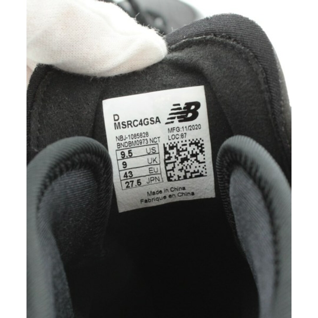 New Balance ニューバランス スニーカー 27.5cm 黒 5