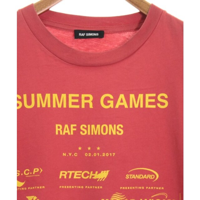 RAF SIMONS ラフシモンズ Tシャツ・カットソー M 赤 - lookforchina.com