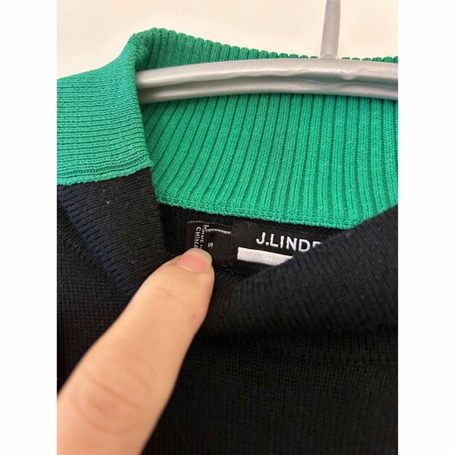 J.LINDEBERG(ジェイリンドバーグ)の美品☆J.LINDEBERG ニット セーター メンズ スポーツ/アウトドアのゴルフ(ウエア)の商品写真