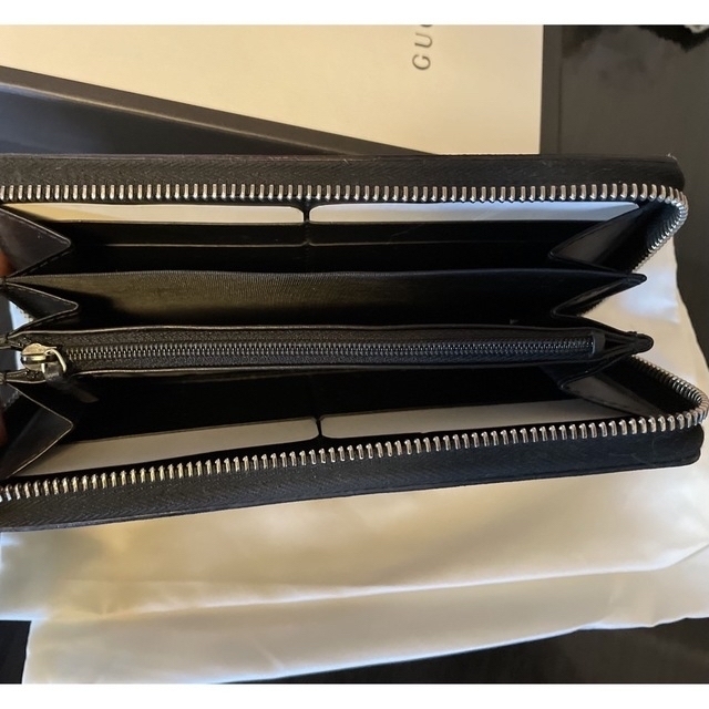 Gucci - グッチ 長財布 GGスプリーム ラウンドファスナーウォレット