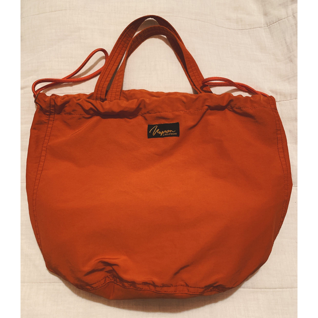 BEAMS BOY(ビームスボーイ)のNAPRON ナプロン  ペイシェントバッグ  巾着バッグ  オレンジ レディースのバッグ(ショルダーバッグ)の商品写真