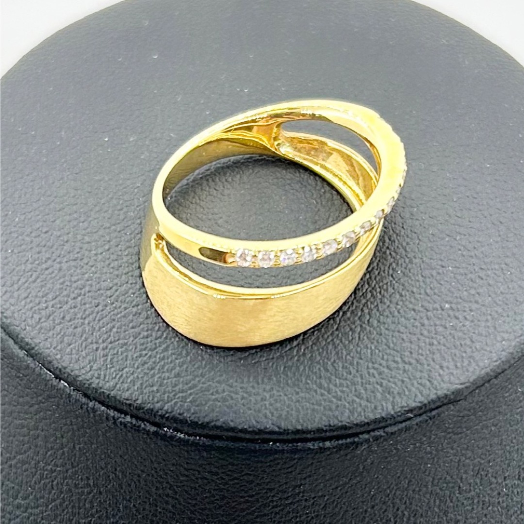 魅力的な価格 ⭐️美品⭐️K18ダイヤ H&Cダイヤモンドリング リング
