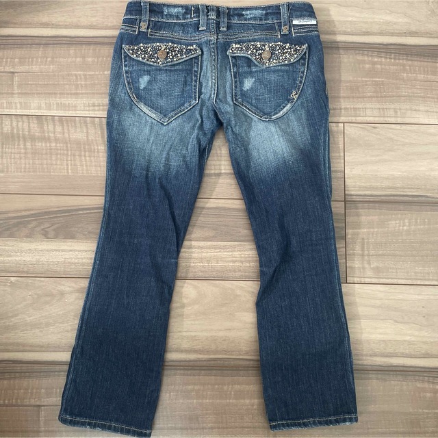 J&company インポート 25インチジーンズ ラインストーン パンツ