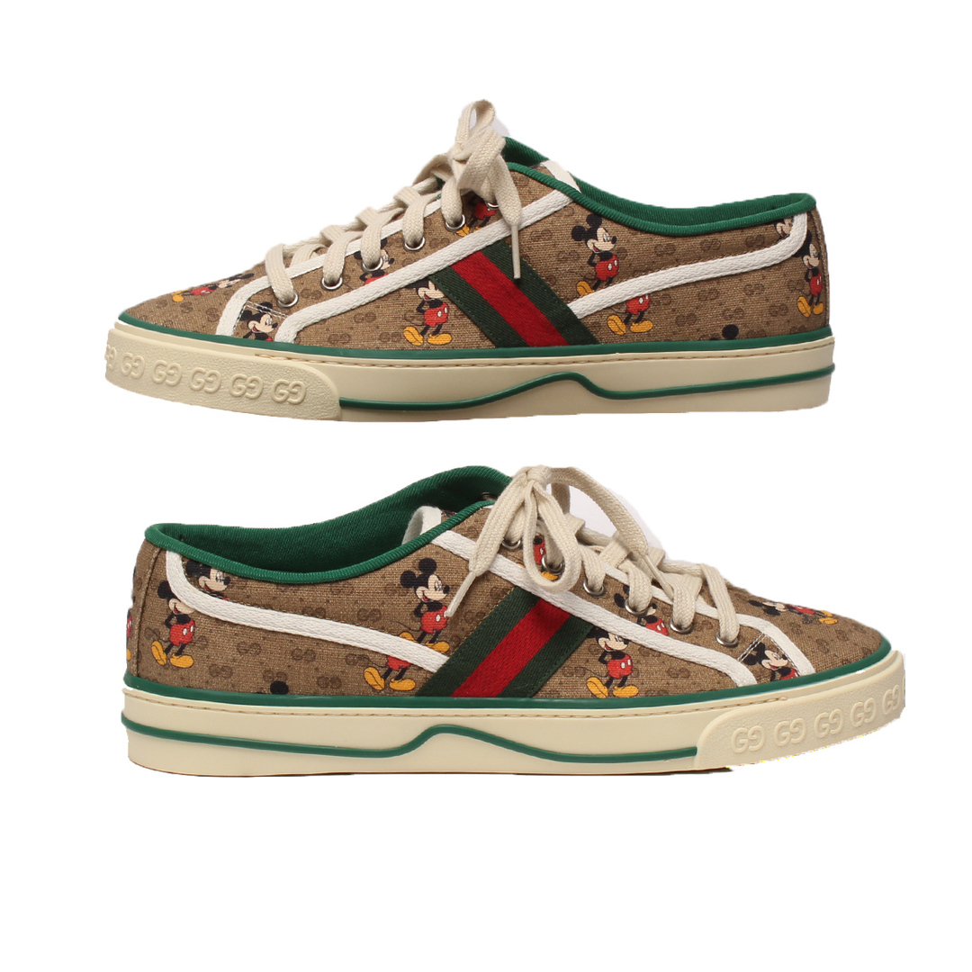 Gucci(グッチ)のグッチ GUCCI ローカットスニーカー ミッキーマウスコラボ メンズ 8 メンズの靴/シューズ(スニーカー)の商品写真