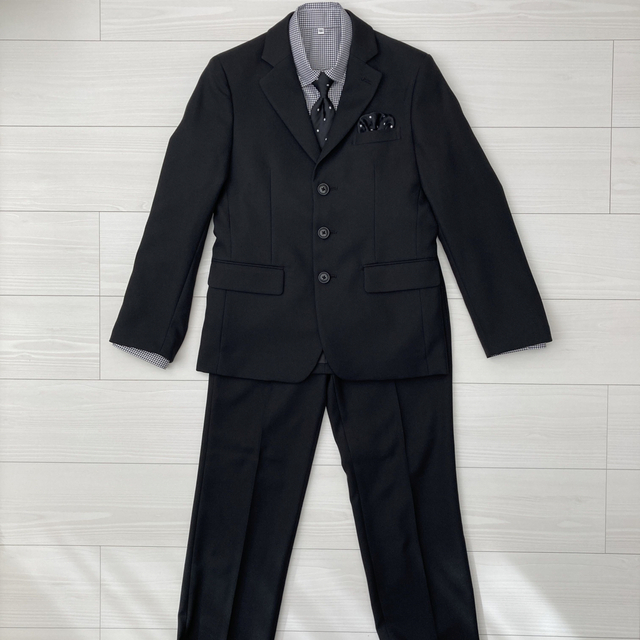 【美品】OLIVER HOUSE　フォーマル　スーツ　150cm　男の子 キッズ/ベビー/マタニティのキッズ服男の子用(90cm~)(ドレス/フォーマル)の商品写真