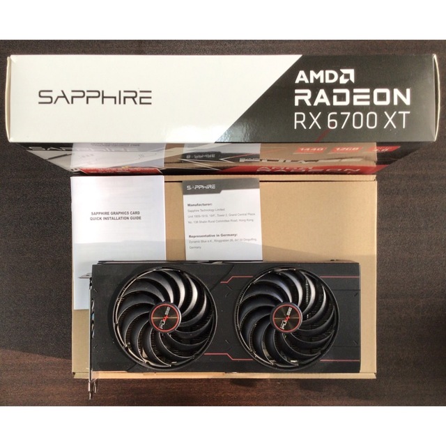 PCパーツSAPPHIRE グラフィックボード SA-PULSE RX 6700 XT