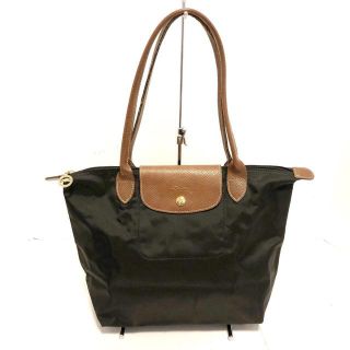 LONGCHAMP - ロンシャン 本革斜めがけショルダーバッグ ブラウンの通販 ...
