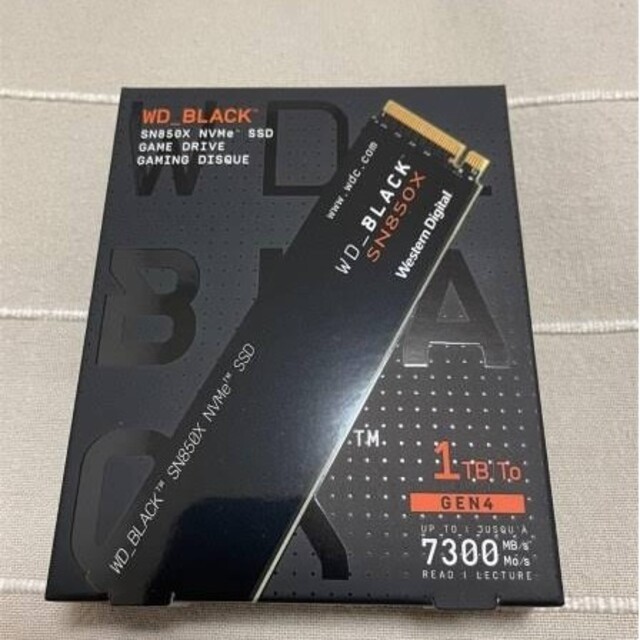 PCIe30×4NVMe速度WesternDigtal WD BLACK SN750 　1TB