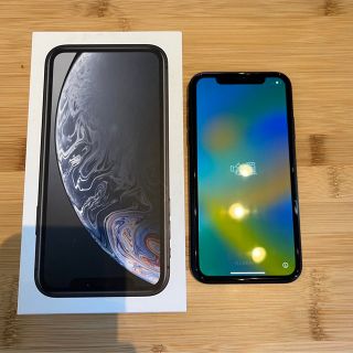 アイフォーン(iPhone)のiPhoneXR 64GB SIMフリー BLACK(スマートフォン本体)