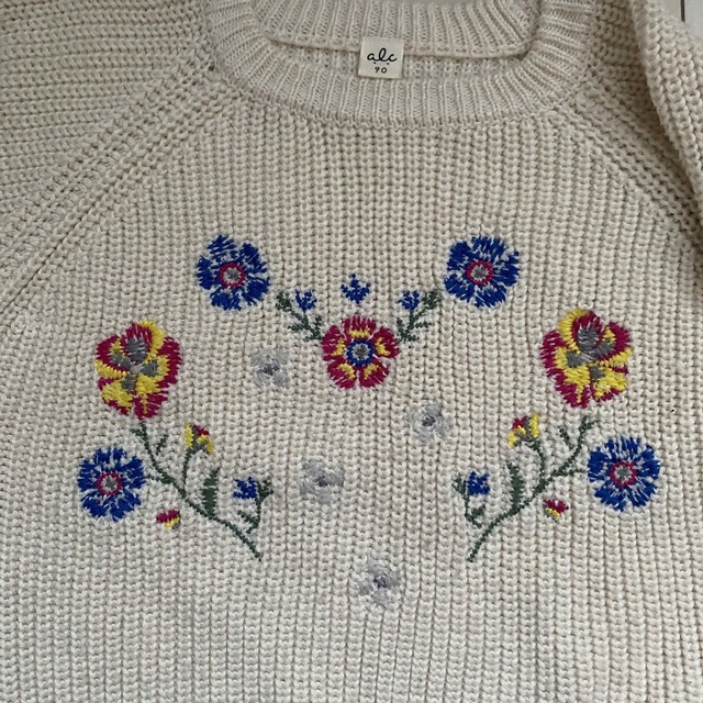 apres les cours アプレレクール 花柄 花刺繍 セーター 90の通販 by きなこ|アプレレクールならラクマ お花柄セーター アプレレクール 120㎝
