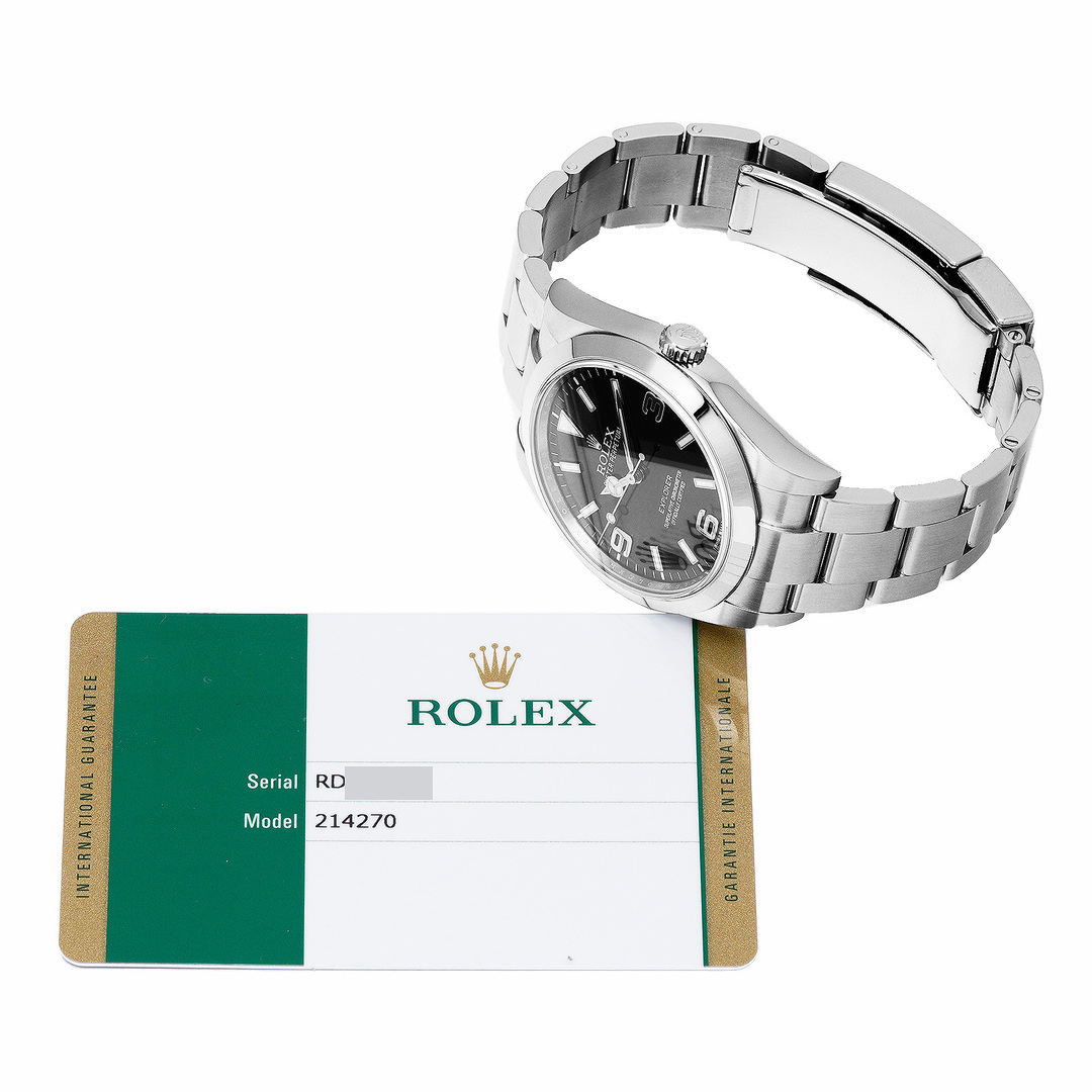 ロレックス ROLEX 214270 ランダムシリアル ブラック メンズ 腕時計