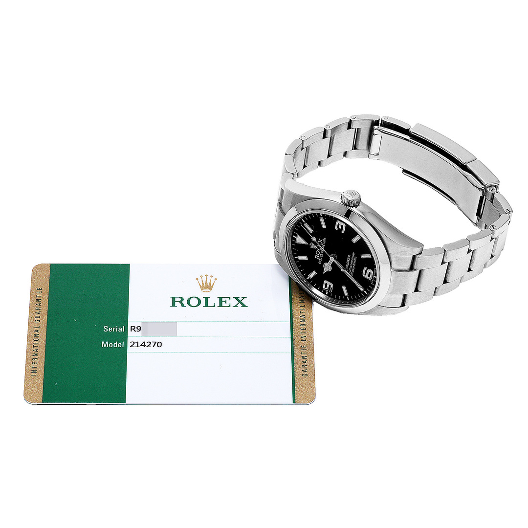 中古 ロレックス ROLEX 214270 ランダムシリアル ブラック メンズ 腕時計