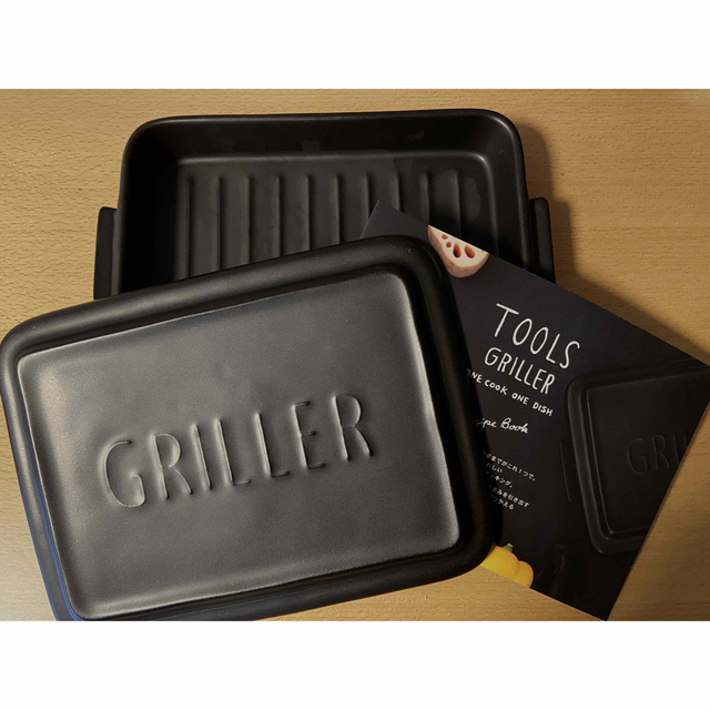 【1回使用】 イブキクラフト GRILLER（レシピ本付）黒 インテリア/住まい/日用品のキッチン/食器(調理道具/製菓道具)の商品写真