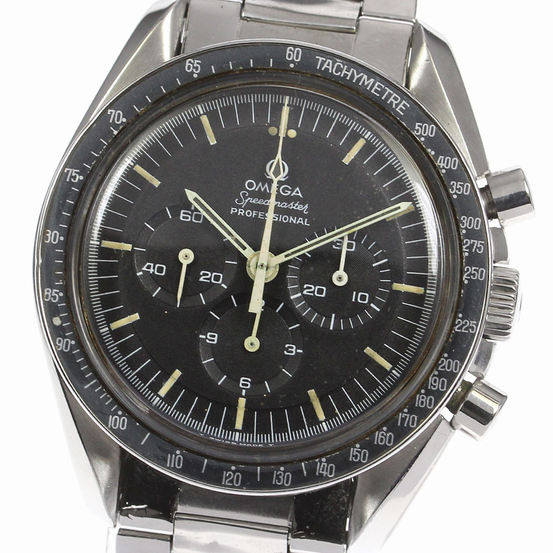 【OMEGA】オメガ スピードマスター プロフェッショナル ref.145022-69 cal.861 キャタピラブレスレット 段付き 手巻き メンズ_716083