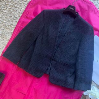 ANAYI - 【良品】ANAYI セットアップ スカートスーツ ノーカラー