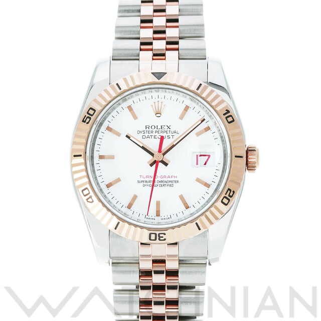 ROLEX - 中古 ロレックス ROLEX 116261 D番(2005年頃製造) ホワイト メンズ 腕時計