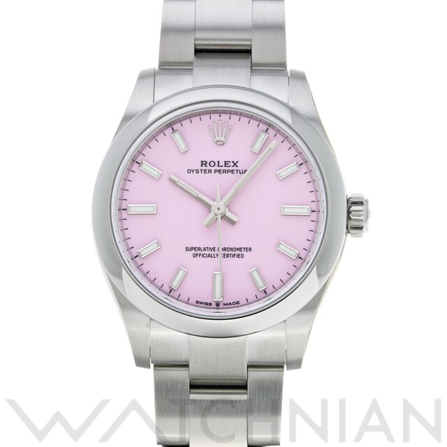 ROLEX - 中古 ロレックス ROLEX 277200 ランダムシリアル キャンディピンク ユニセックス 腕時計