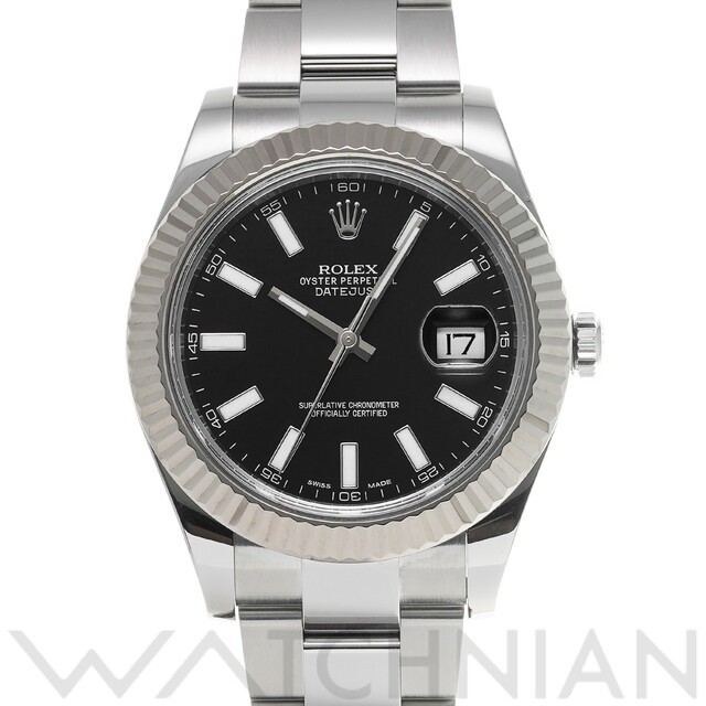 ROLEX - 中古 ロレックス ROLEX 116334 ランダムシリアル ブラック メンズ 腕時計