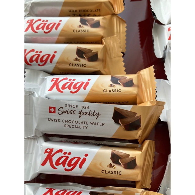 Kagi カーギ　ミルクチョコ　ウエハース　21個 食品/飲料/酒の食品(菓子/デザート)の商品写真
