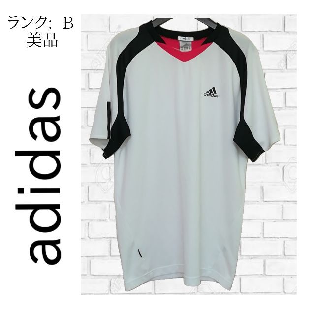 adidas(アディダス)の【美品】adidas　CLIMALITE　トレーニングウェア　Mサイズ ✓968 メンズのトップス(Tシャツ/カットソー(半袖/袖なし))の商品写真