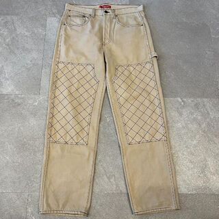 シュプリーム(Supreme)のSUPREME Diamond Stitch Carpenter jeans(ワークパンツ/カーゴパンツ)