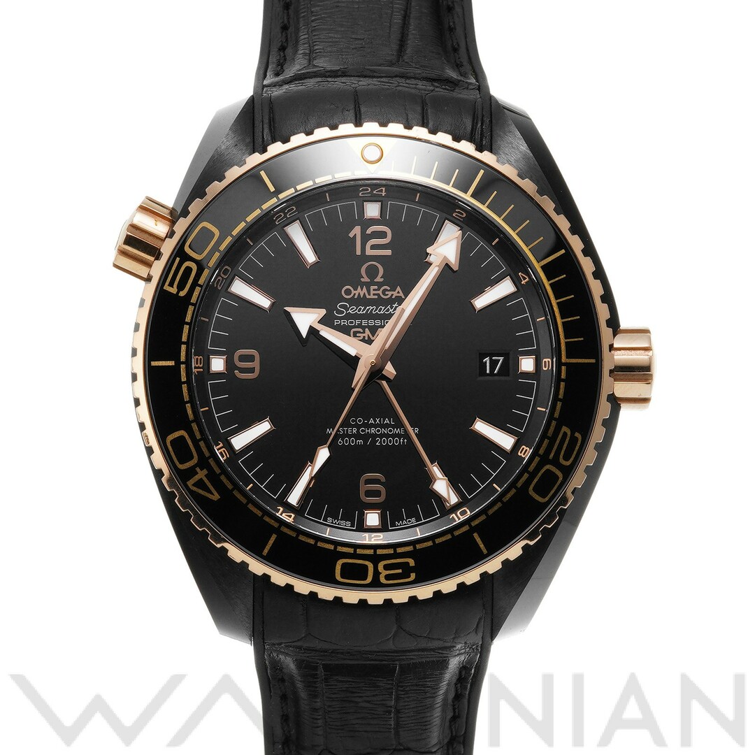 OMEGA - 中古 オメガ OMEGA 215.63.46.22.01.001 ブラックセラミック メンズ 腕時計