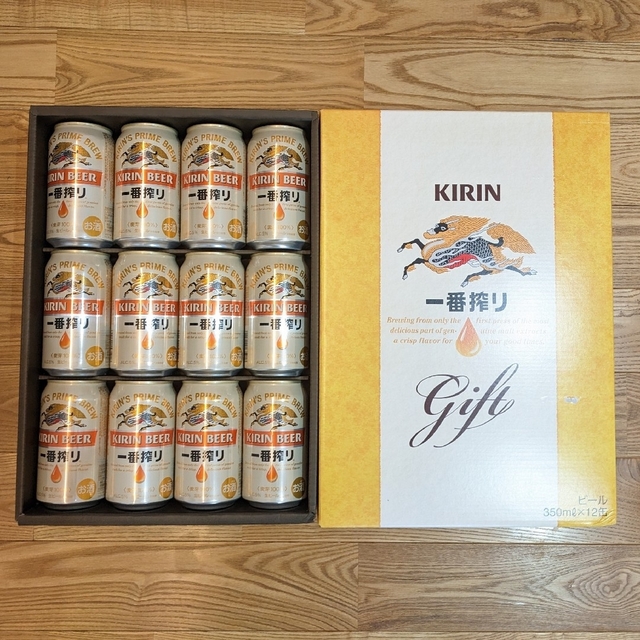 キリン(キリン)のキリン一番搾り生ビール350ml 12本セット 食品/飲料/酒の酒(ビール)の商品写真
