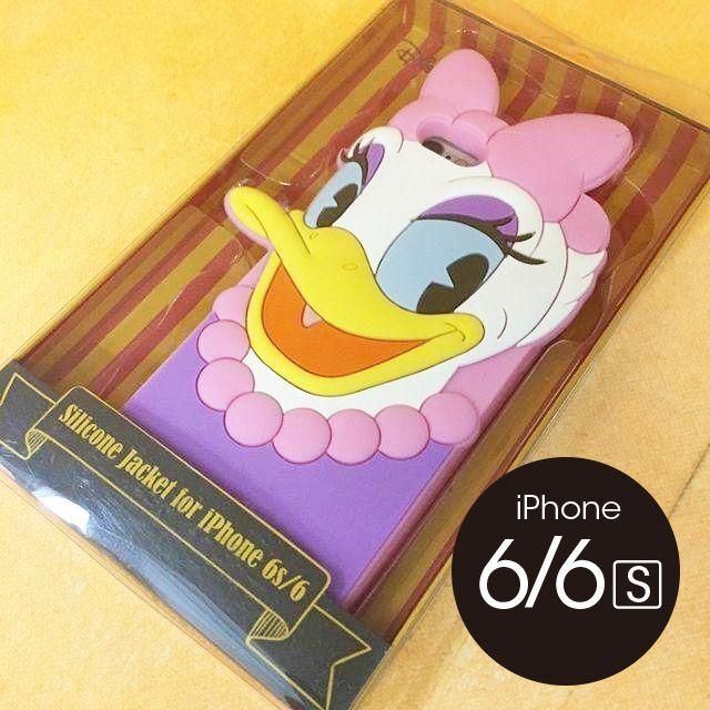 Disney(ディズニー)のデイジー iPhone6/6s スマホケース シリコン DN376B スマホ/家電/カメラのスマホアクセサリー(iPhoneケース)の商品写真