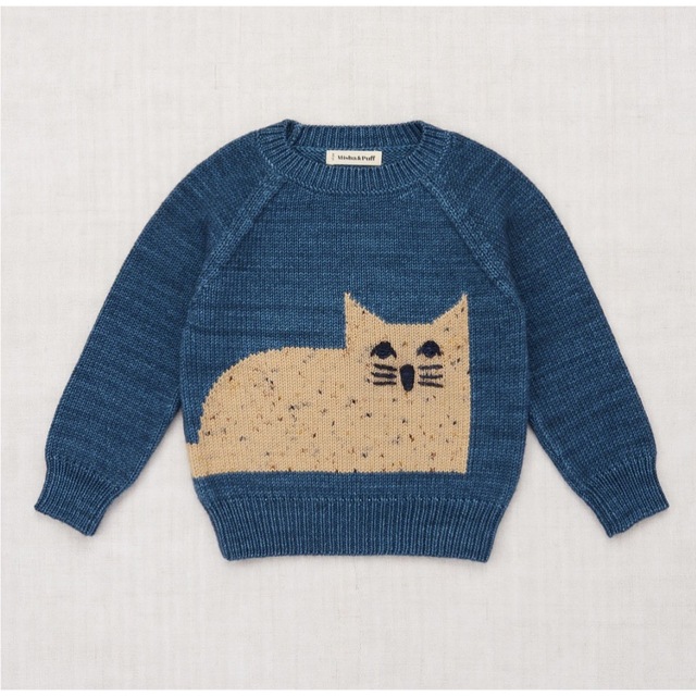 mishaandpuff cat sweater 4y