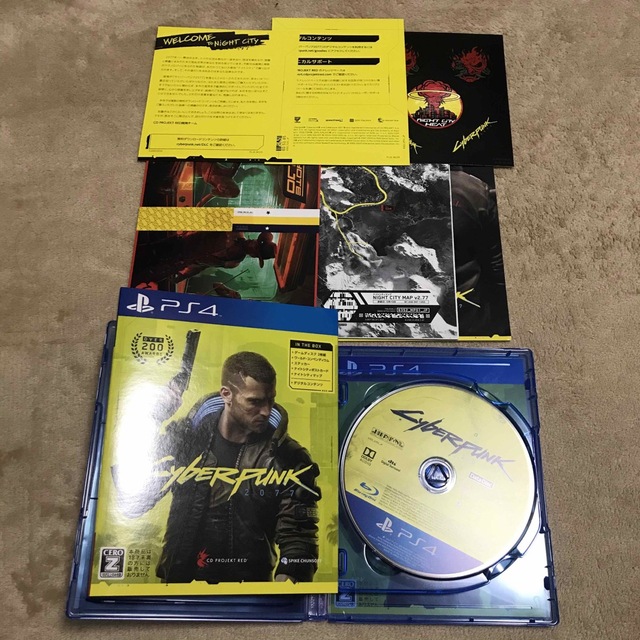 PlayStation4(プレイステーション4)のサイバーパンク2077　初回限定版　PS4　CyberPunk 2077 美品 エンタメ/ホビーのゲームソフト/ゲーム機本体(家庭用ゲームソフト)の商品写真