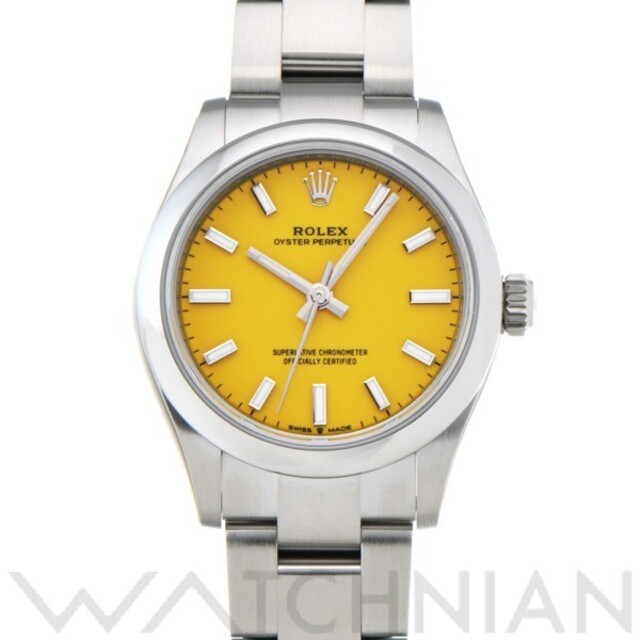 ROLEX - 中古 ロレックス ROLEX 277200 ランダムシリアル イエロー ユニセックス 腕時計