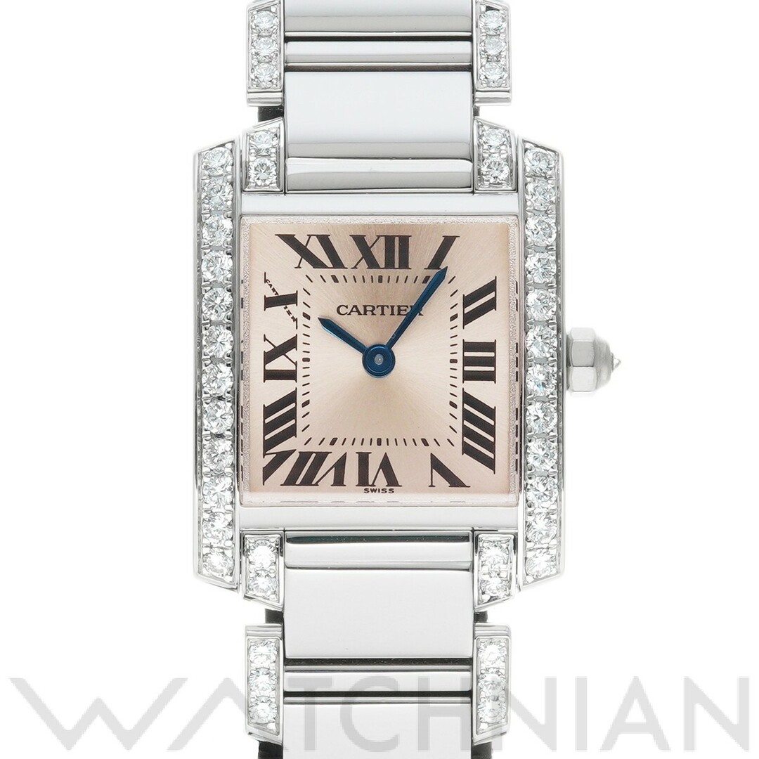 Cartier - 中古 カルティエ CARTIER WE1013SC ピンク レディース 腕時計