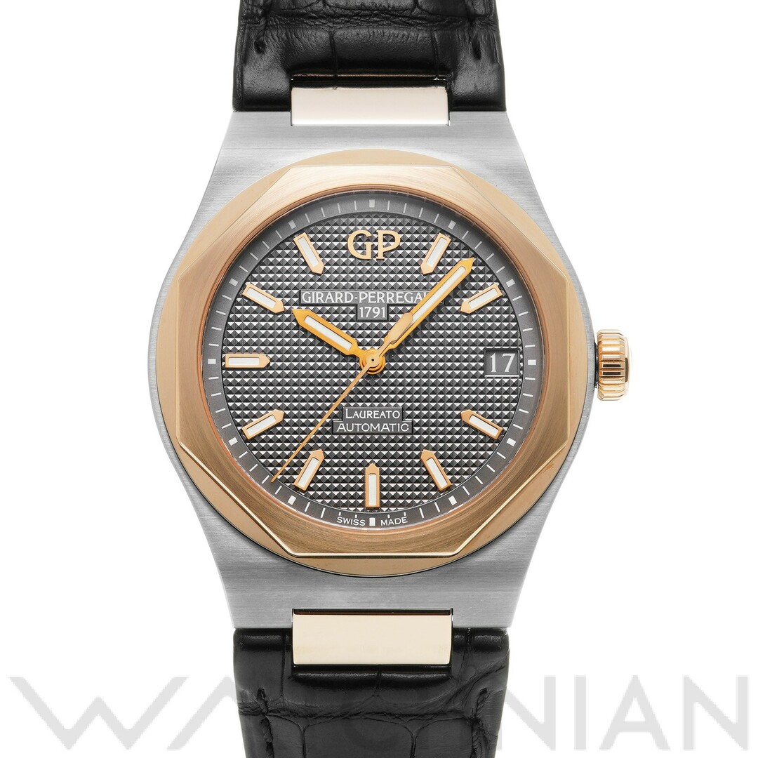 GIRARD-PERREGAUX - 中古 ジラール ペルゴ GIRARD-PERREGAUX 81010-26-232-BB6A グレー メンズ 腕時計