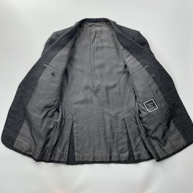 高級】DIOR ディオール カシミヤ混 ウール スーツ セットアップ グレー