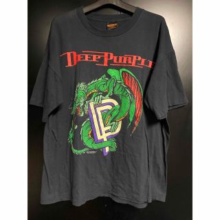 90'S当時物DEEP PURPLE Tシャツ ヴィンテージ XL USA製(Tシャツ/カットソー(半袖/袖なし))