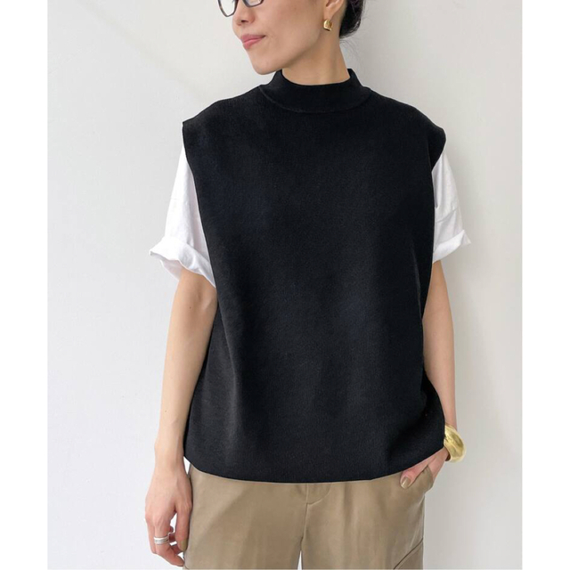 L'Appartement DEUXIEME CLASSE(アパルトモンドゥーズィエムクラス)のL'Appartement Knit Vest アパルトモン　ベスト　ジレ レディースのトップス(ベスト/ジレ)の商品写真