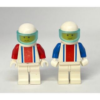 レゴ(Lego)のレゴ  LEGO レーサー 人形 2体セット ヘルメット 2個付き(その他)