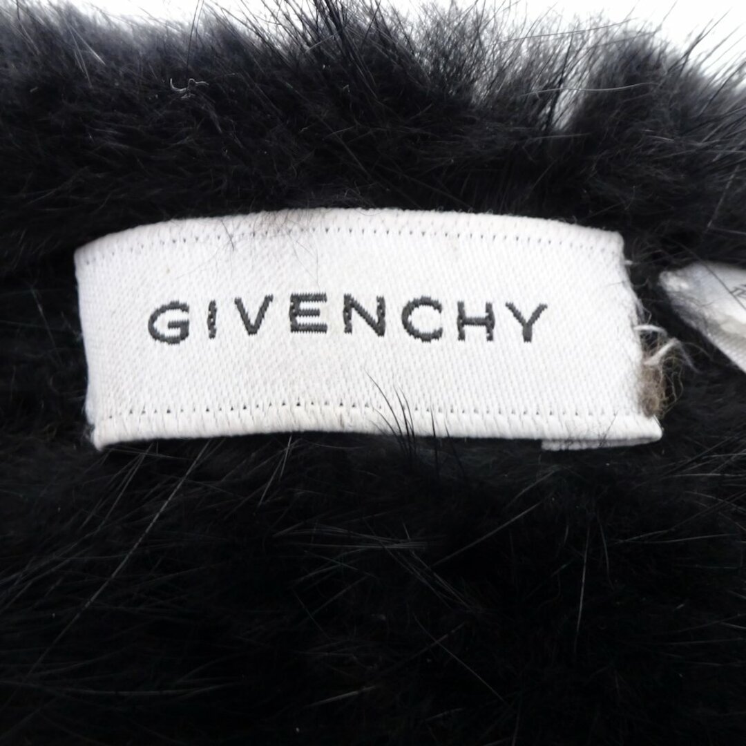 Givenchy ジバンシー ストール ミンク ブラック/043694 8
