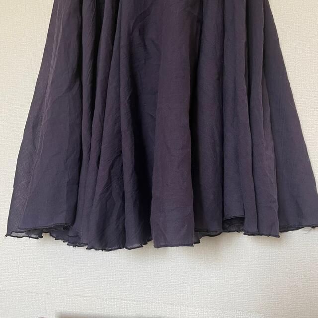 LACE GIRL フレアロングスカート F L レースガール パープル 紫？ レディースのスカート(ロングスカート)の商品写真